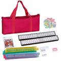 166 Tiles Mah Jongg Set with Soft Velour Bag E19034