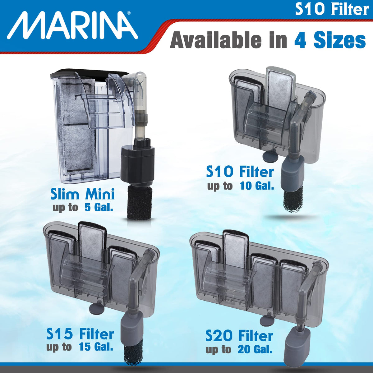 Power Filter up to 10 gallons A95535