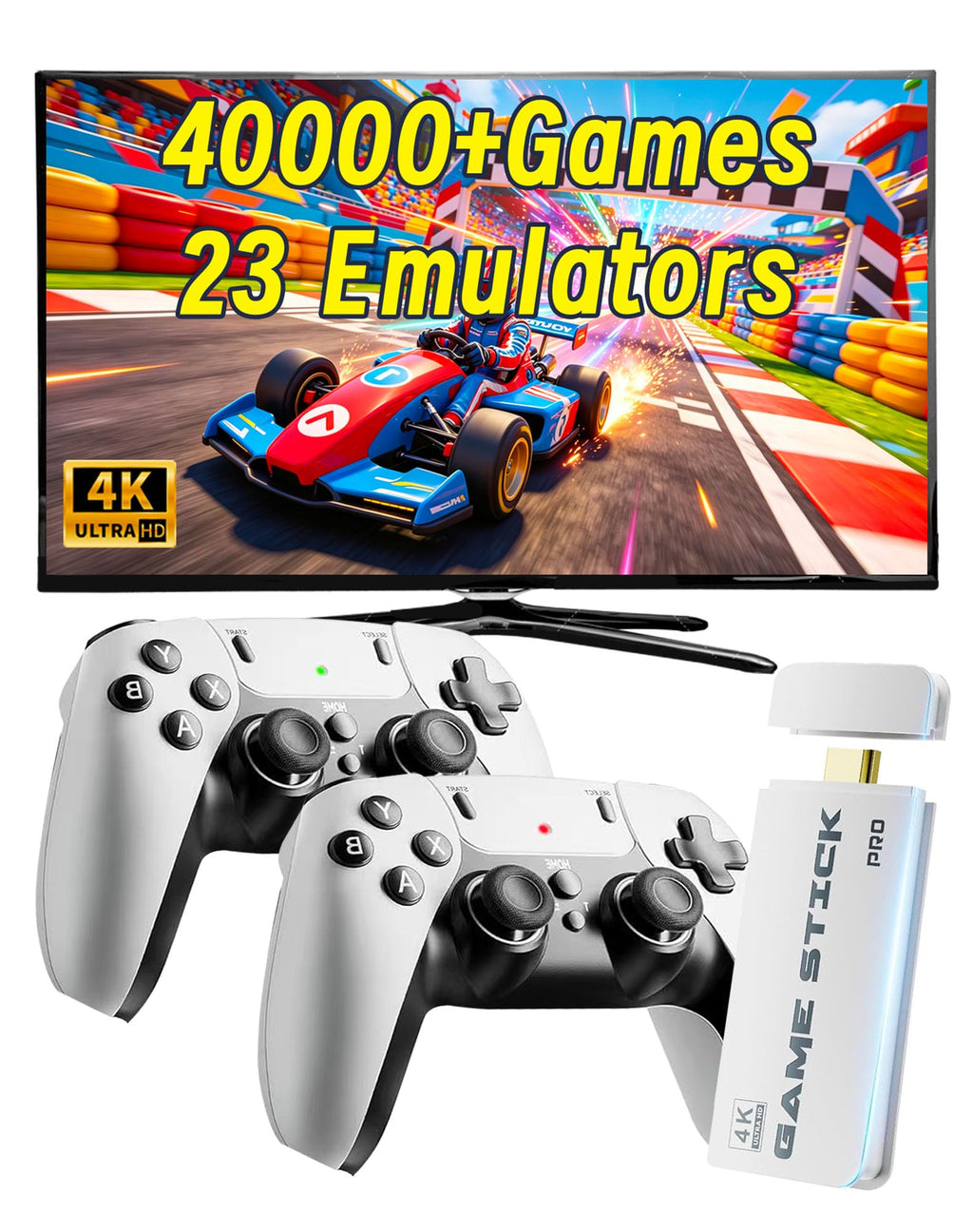 Retro Gaming Console Stick with 4K HDMI Q18979
