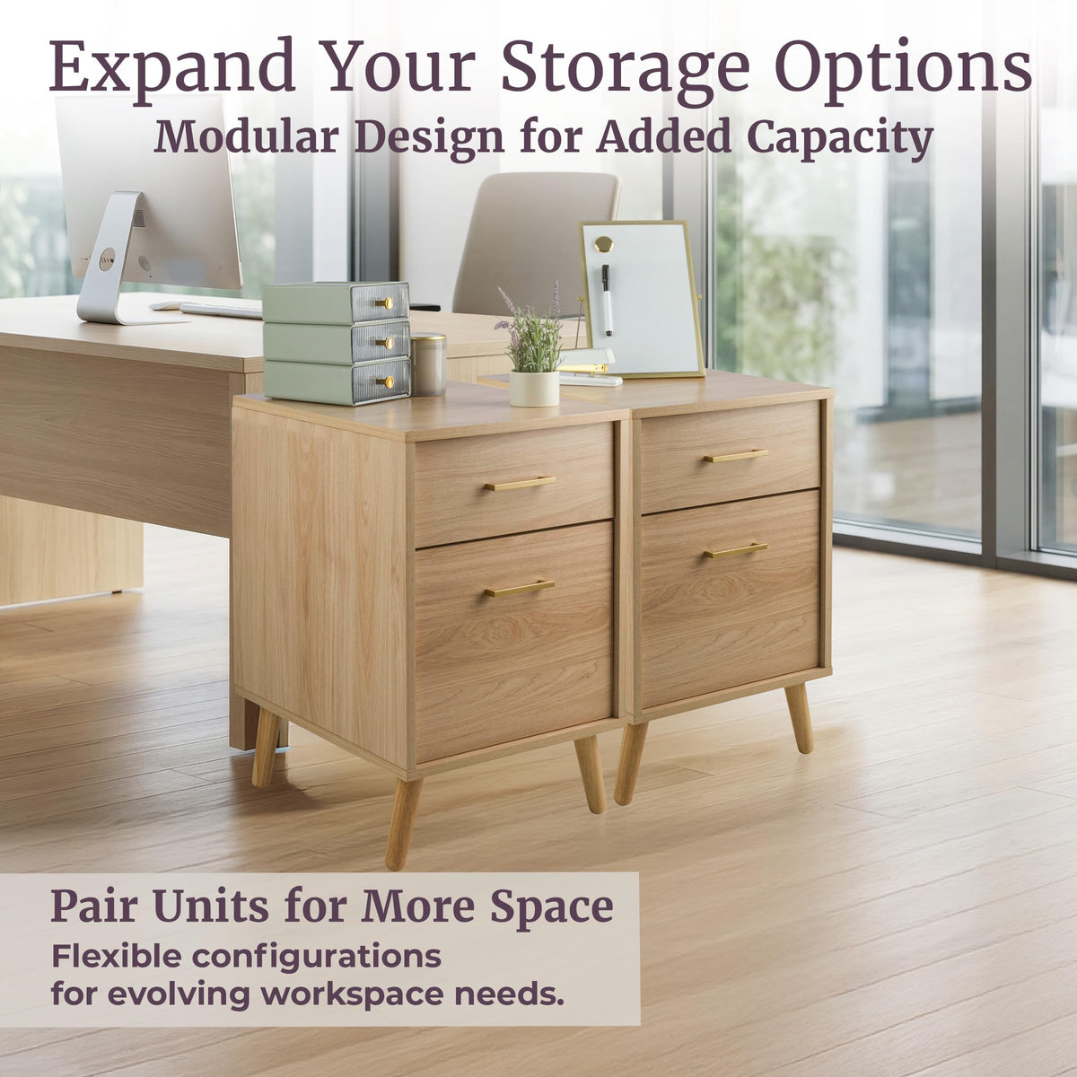 2 Drawer File Cabinet M6043