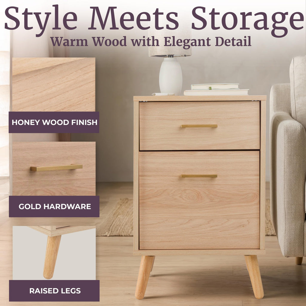 2 Drawer File Cabinet M6043