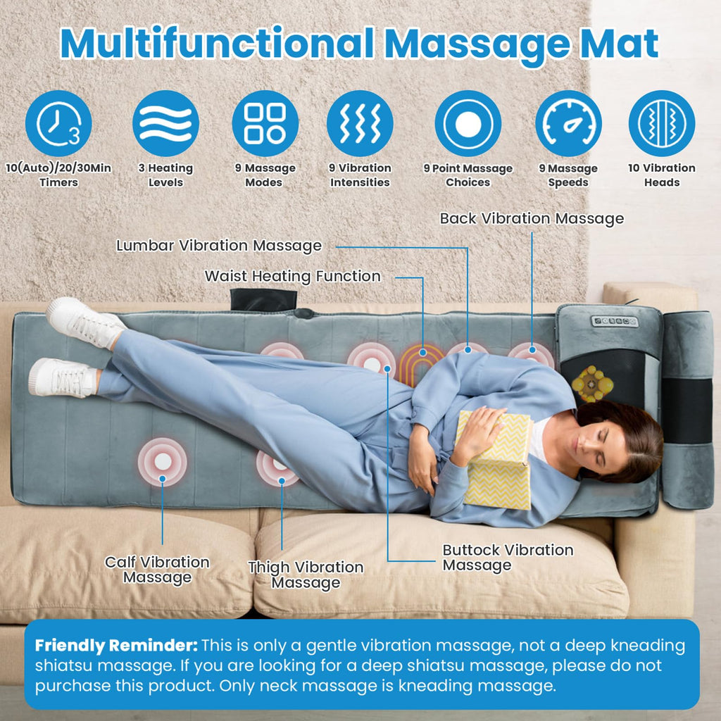 Full Body Massage Mat with Heat U354610