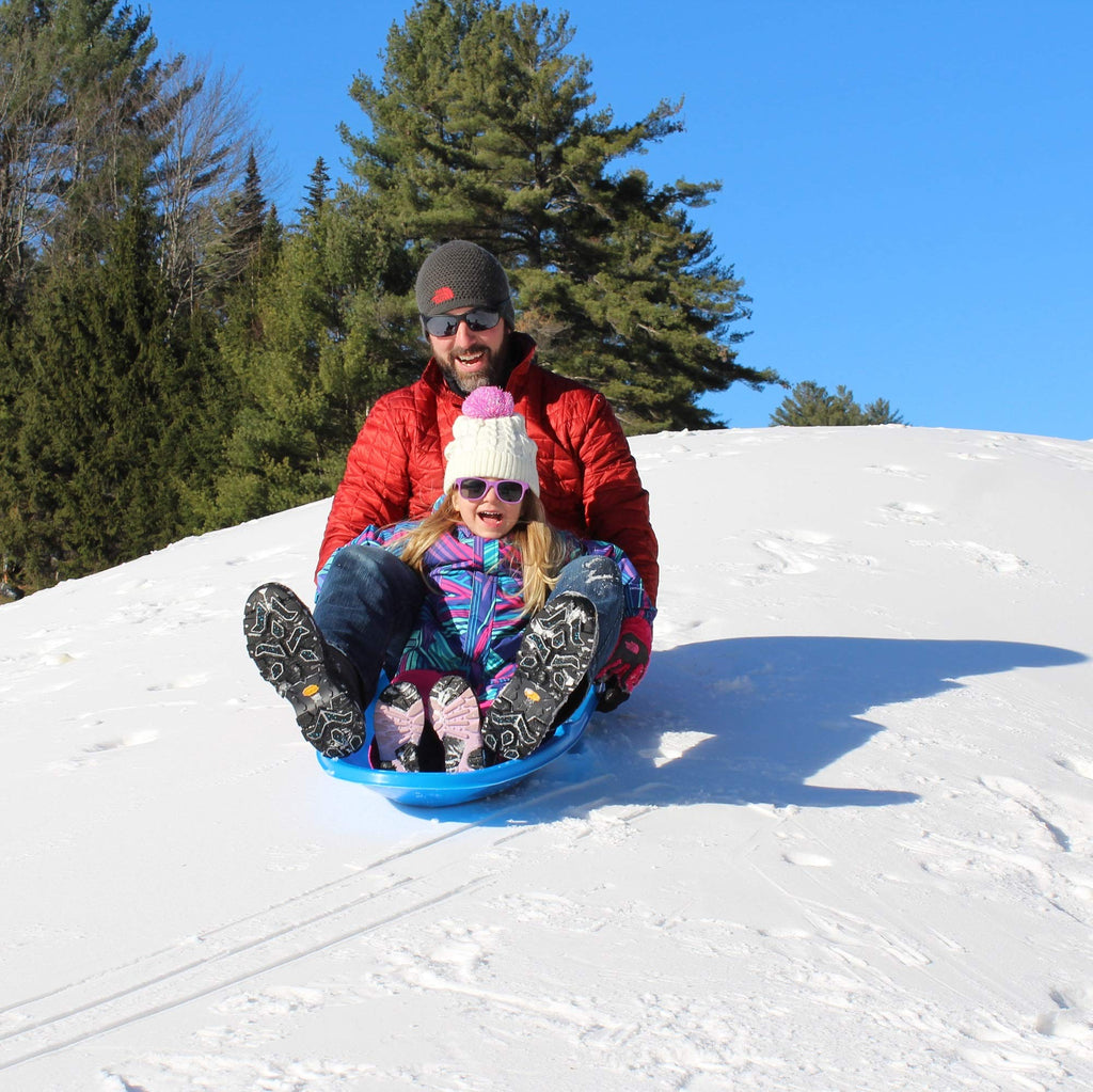 48 Inch Toboggan Style Plastic Snow Sled 3-Pack G61138