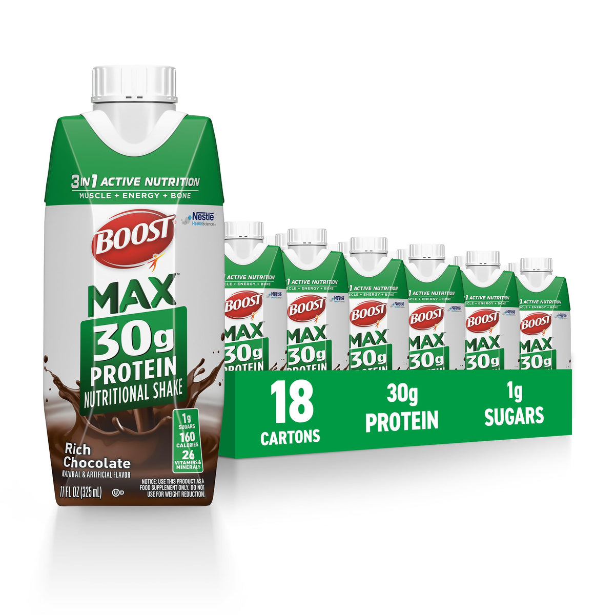Chocolate Protein Shakes 11 Fl Oz Pack of 18 O13544