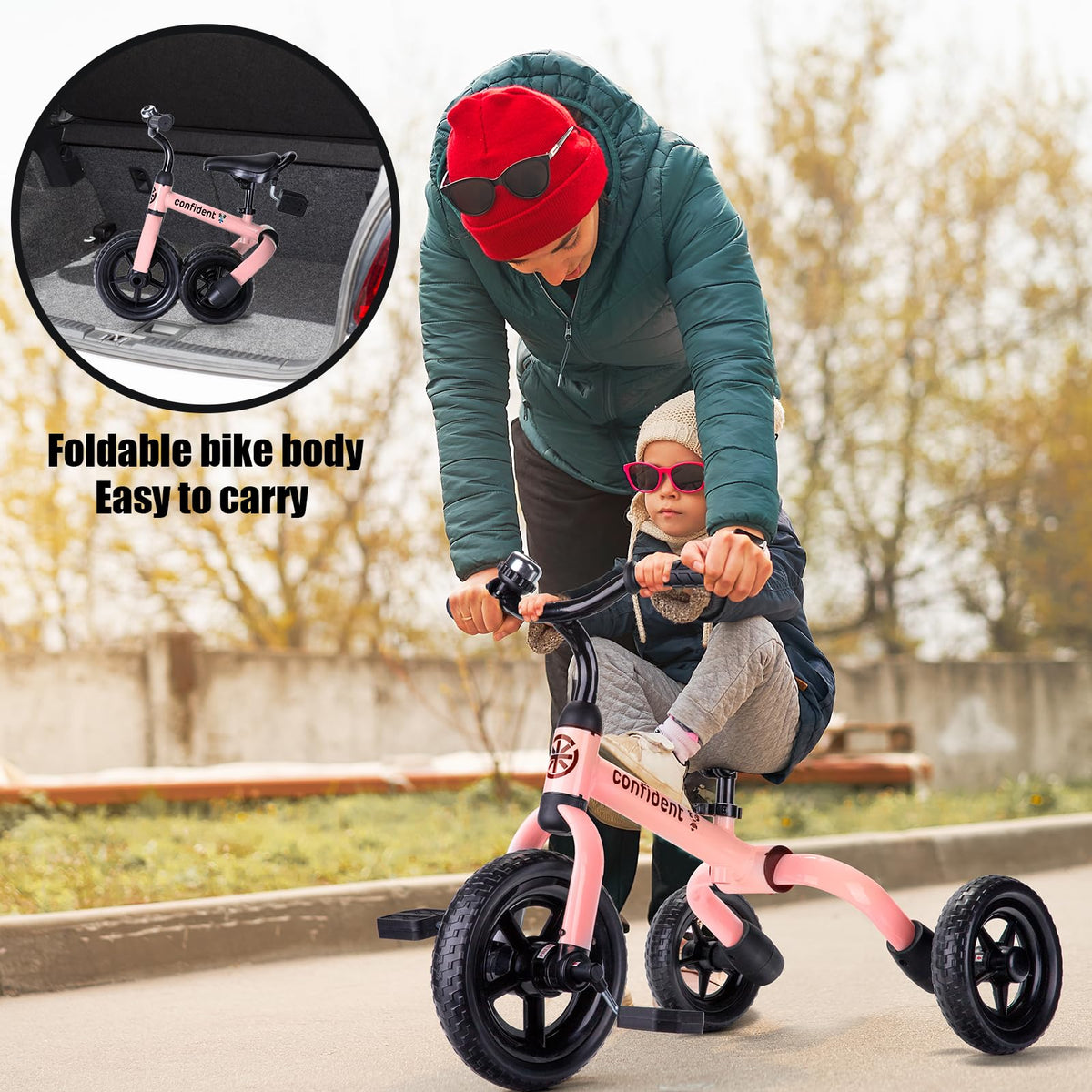 3 in 1 Folding Kids Tricycle O92669