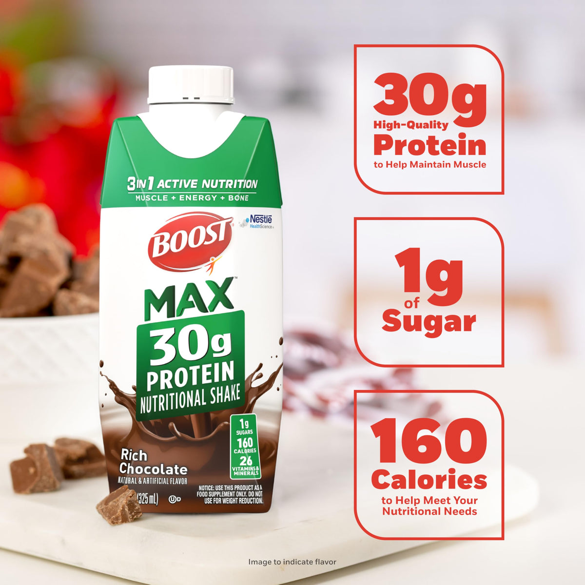 Chocolate Protein Shakes 11 Fl Oz Pack of 18 O13544