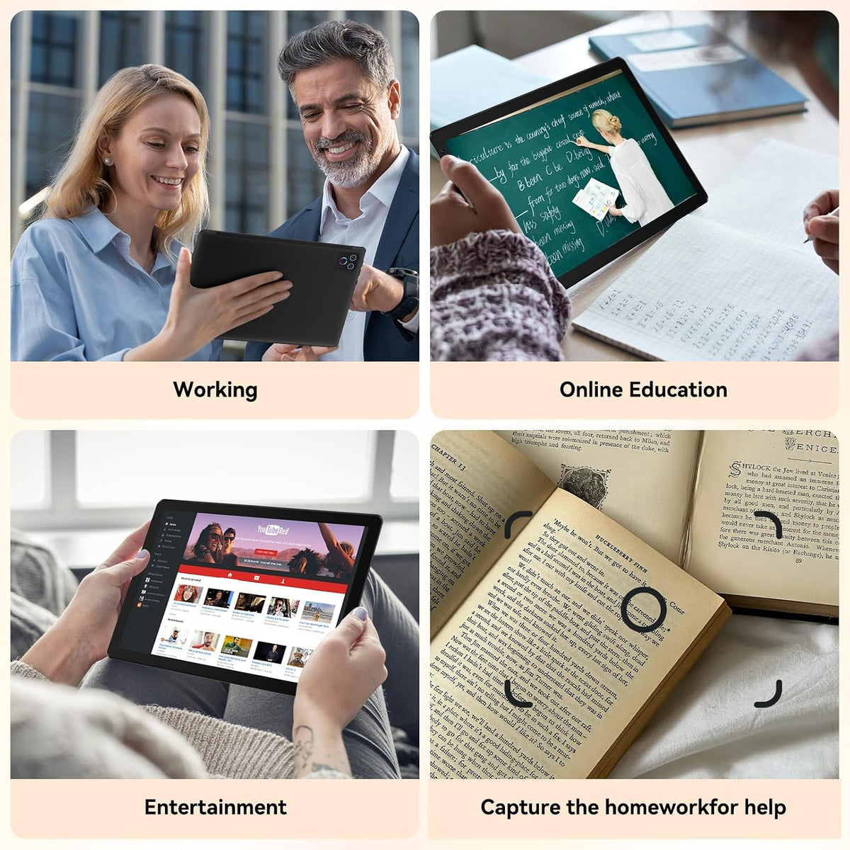 10.1" Android 16 Tablet Octa-core 36GB+128GB Dual Camera Y36472