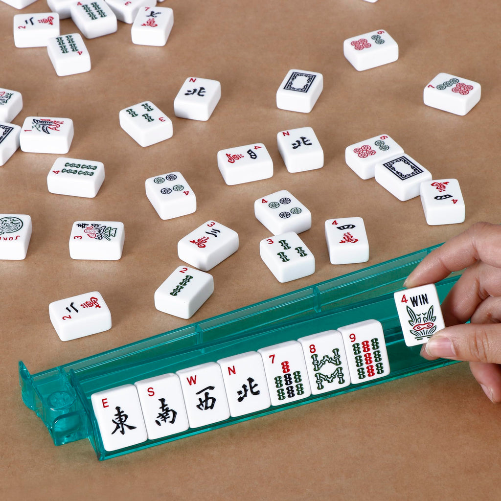 166 Tiles Mah Jongg Set with Soft Velour Bag E19034