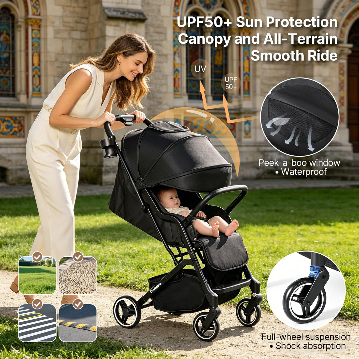 Lightweight Compact Travel Stroller J837
