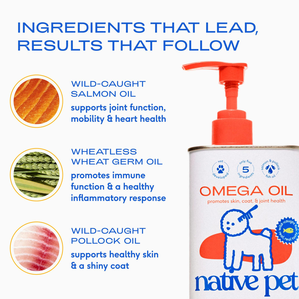 Omega 3 Fish Oil for Dogs & Cats 8oz O984624
