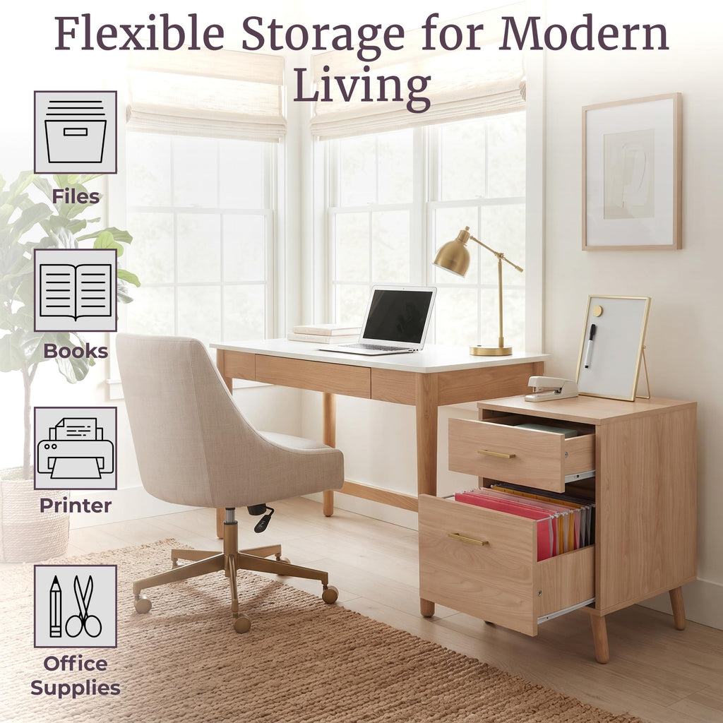 2 Drawer File Cabinet M6043