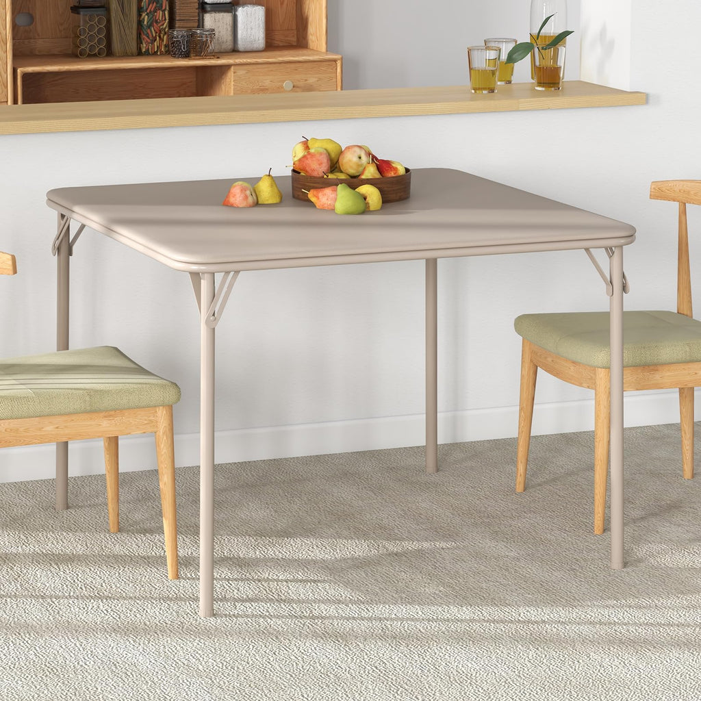 Beige Folding Card Table W970669