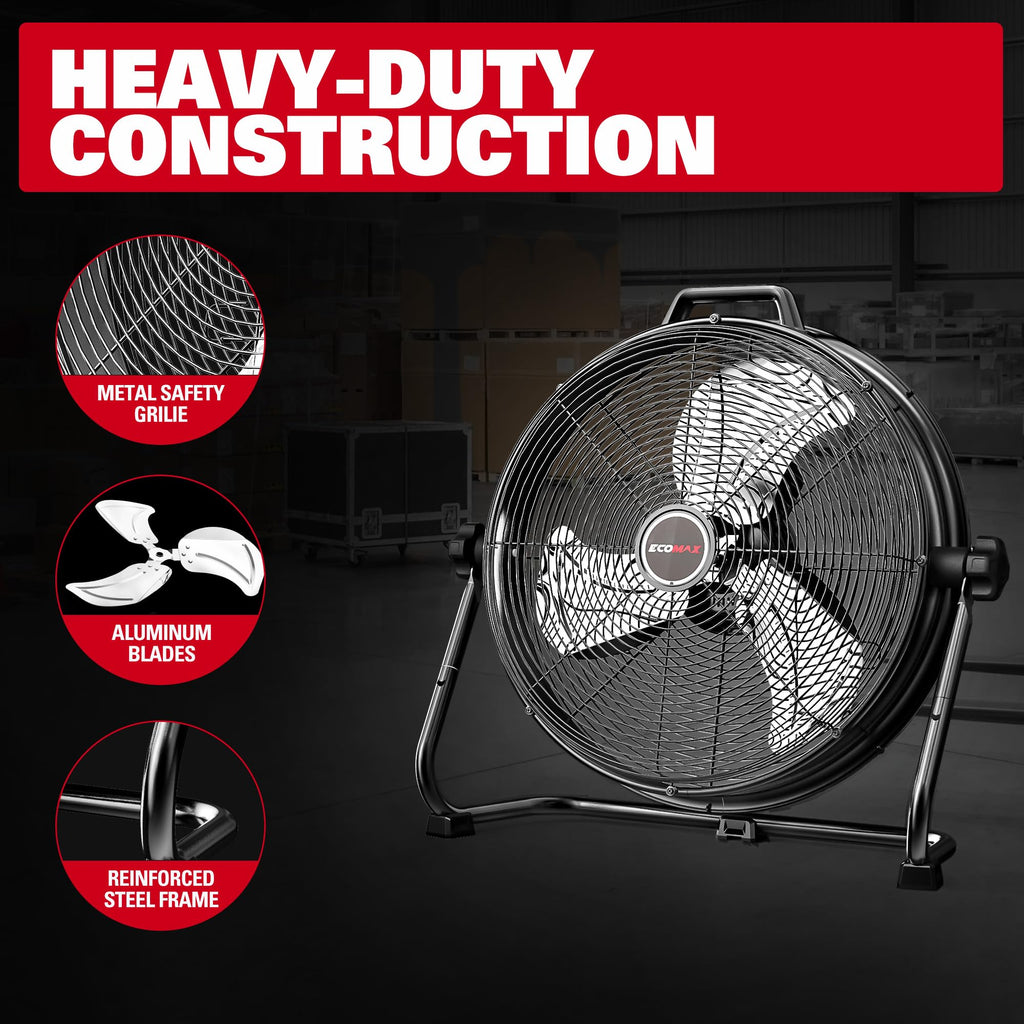 20-Inch 2300 CFM 3-Speed Industrial Drum Fan M54088