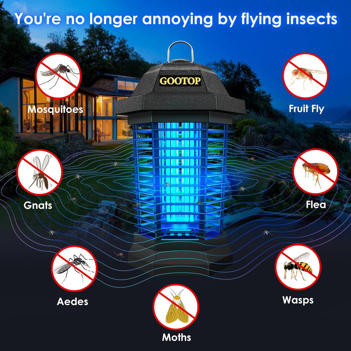 4200V Electric Bug Zapper I4125