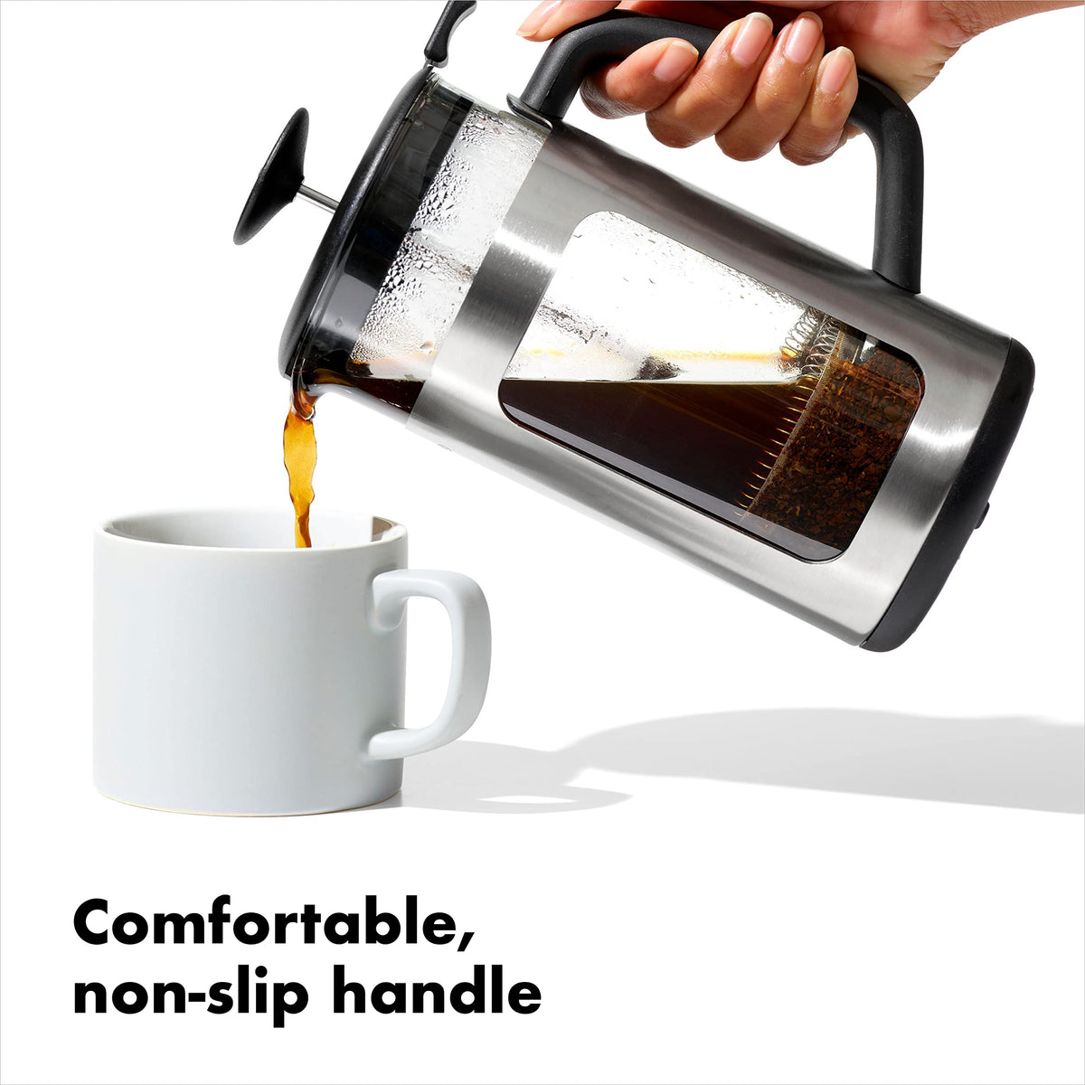 Stainless Steel French Press Coffee Maker 32oz G813644