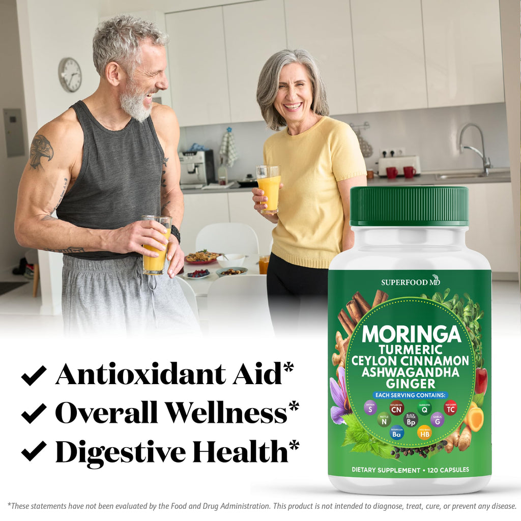 240 Capsules Turmeric Ginger Boswellia Saffron Holy Basil Nettle Supplement F6968