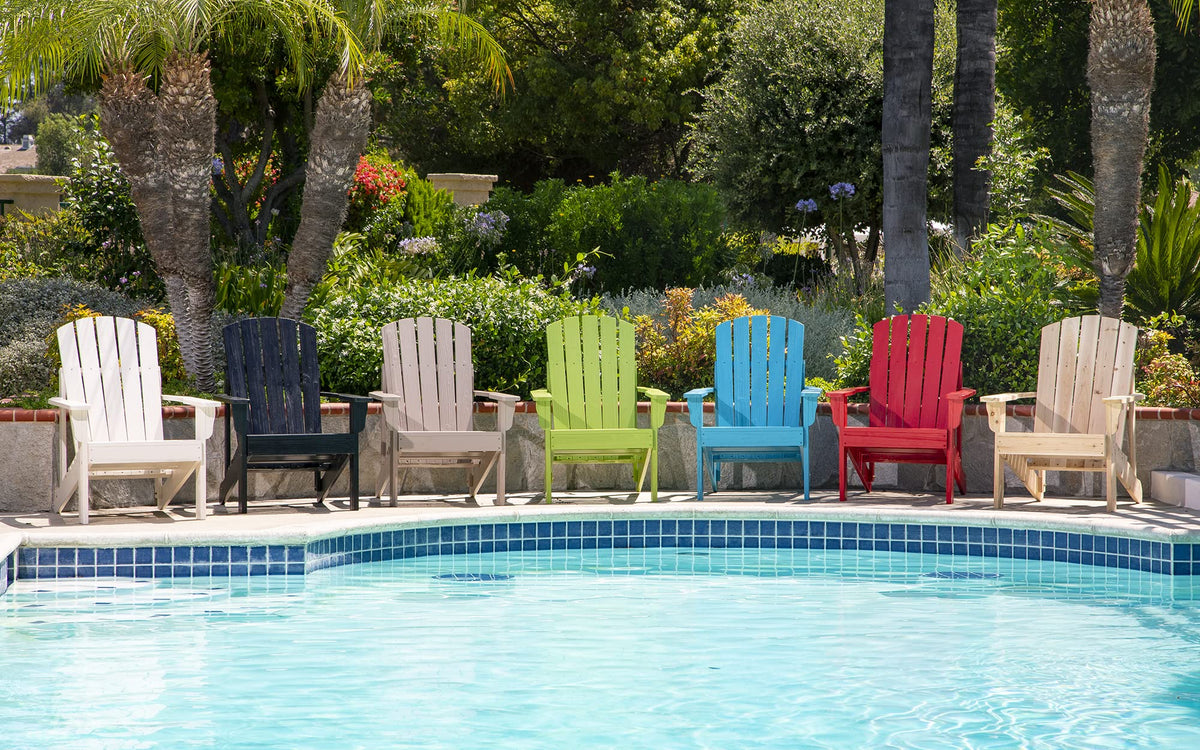 Eggshell White Wooden Adirondack Chair G72566