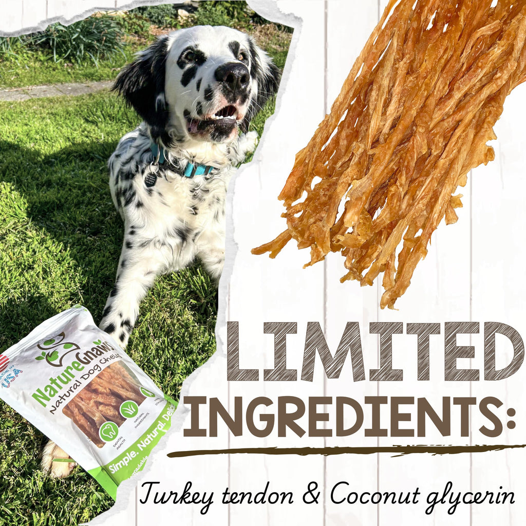 Turkey Tendons Dog Treats 1 lb I964188