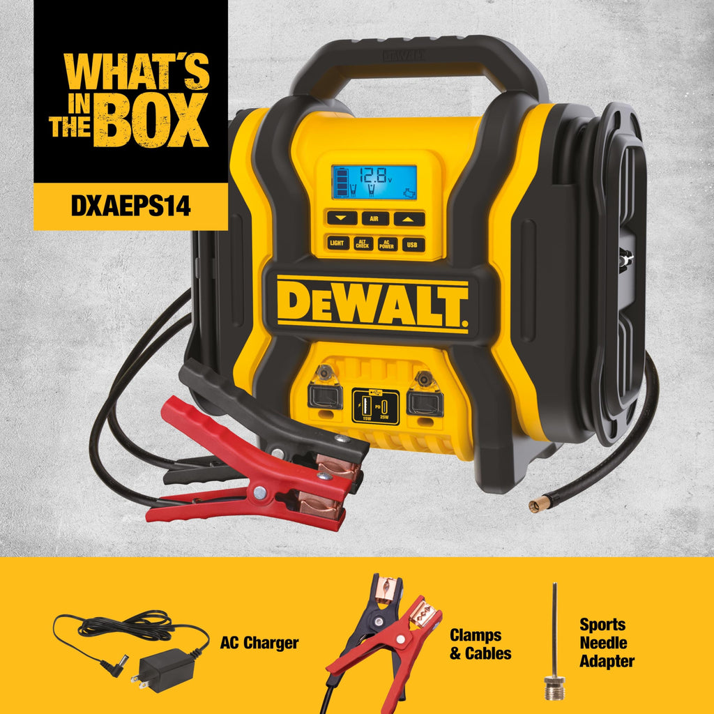 2000 Peak Amp Jump Starter with 120 PSI Air Inflator V573